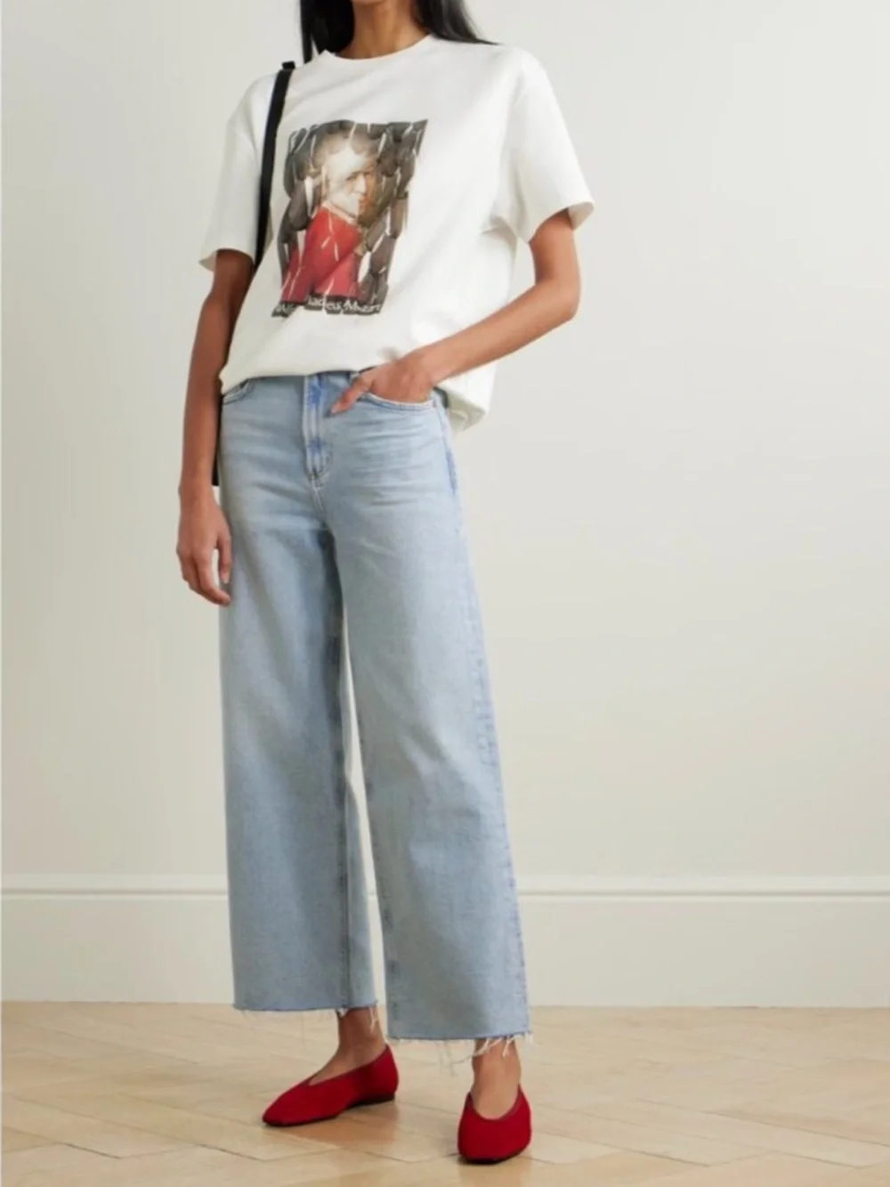Agolde Ren High Rise Wide Leg Jeans in Beam 26 - Picture 4 of 12